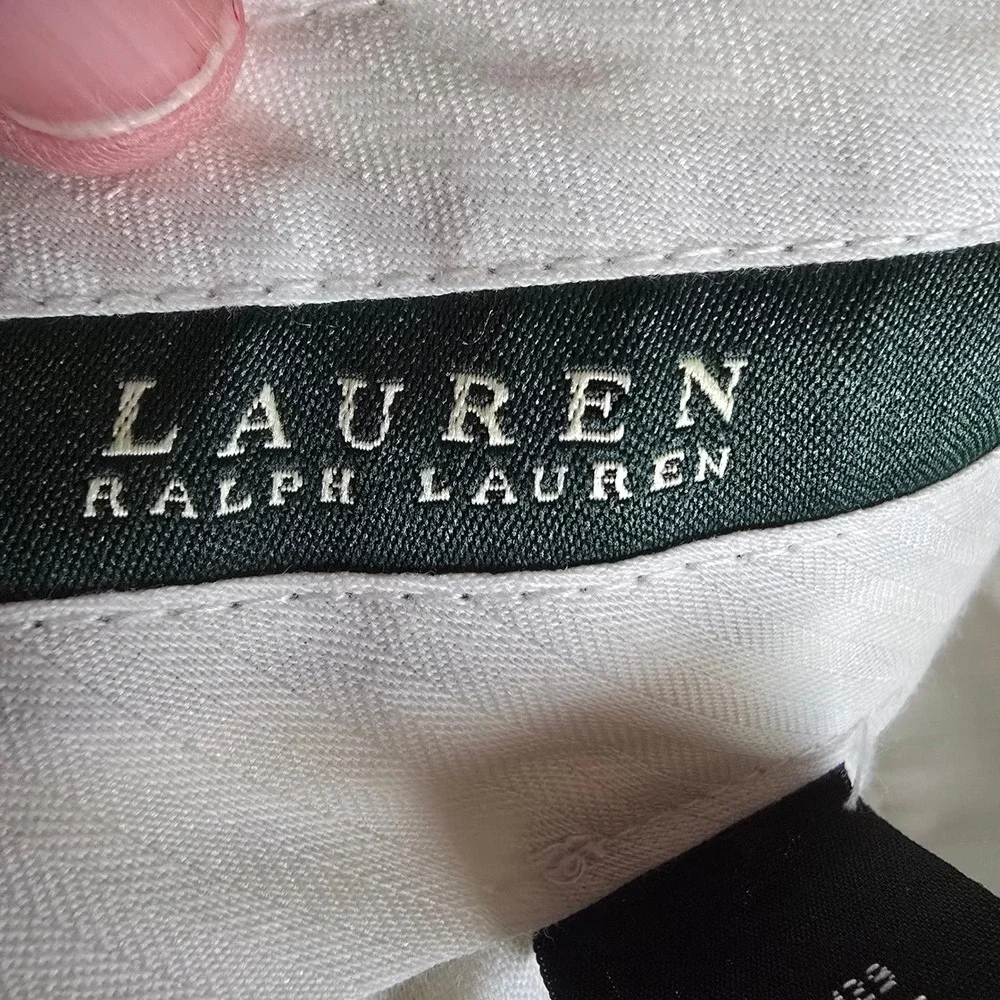 L Ralph Lauren Chino Cotton Pant Men Khaki Wrinkle Resistant Preppy 32x32 NWT